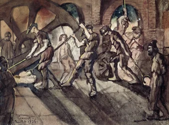 La Forgia a Creusot nel 1836